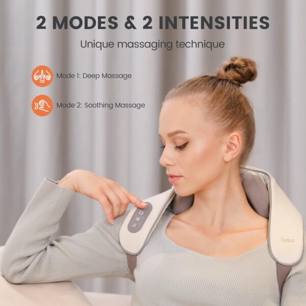 Breo N5 Mini Neck Massager with Heat, Electric Massager for Neck and Shoulder, Deep Massage at Home for Muscle Relaxation - Mothers Day Gifts - Image 7