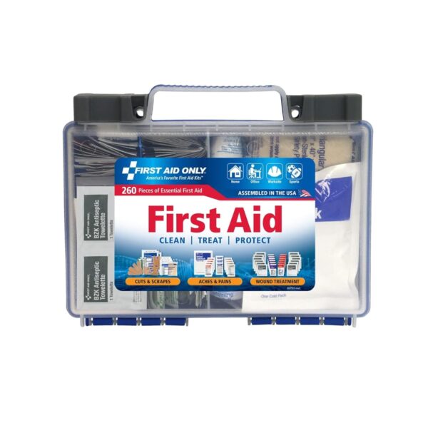 First Aid Only 91248 OSHA-Compliant All-Purpose 50-Person Emergency First Aid Kit for Home, Work, and Travel, 260 Pieces - Image 2