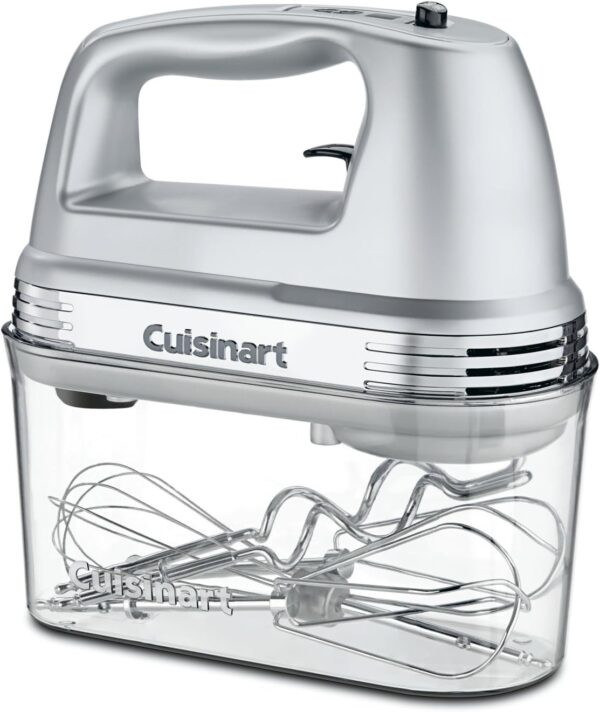 Cuisinart HM-90BCS Power Advantage Plus 9-Speed Handheld Mixer with Storage Case, Brushed Chrome - Image 2