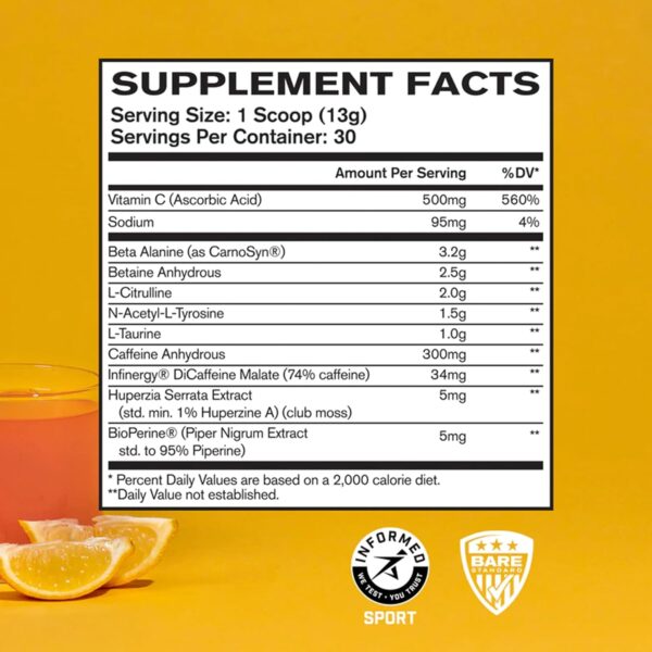 BARE PERFORMANCE NUTRITION, BPN Flight Pre Workout, Strong Increased Energy/Focus, Improved Endurance/Muscle Pumps, Pink Lemonade - Image 3