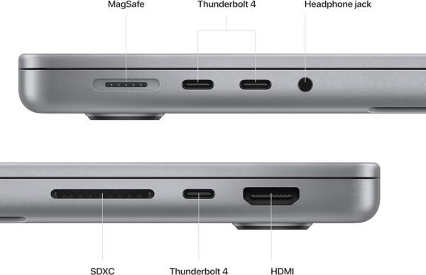 Apple 2023 MacBook Pro Laptop M2 Pro chip with 12‑core CPU and 19‑core GPU: 14.2-inch Liquid Retina XDR Display, 16GB Unified Memory, 1TB SSD Storage. Works with iPhone/iPad; Space Gray - Image 5