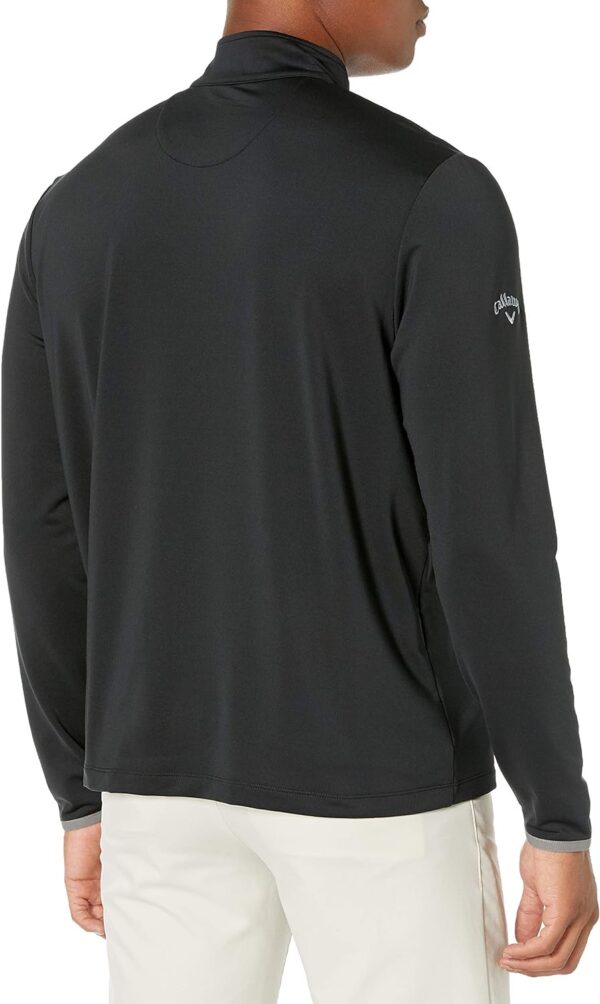 Callaway Men's Weather Series ¼ Zip Mock Neck Pullover for Men, Extended Sizes, Men’s Performance Apparel - Image 3