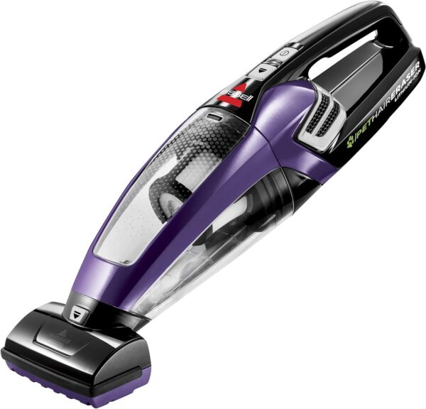 Bissell Pet Hair Eraser Lithium Ion Cordless Hand Vacuum, Purple - Image 2