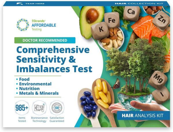 5Strands Food & Environmental Intolerances, Deficiency Test, 998 Items Tested, Includes 4 Tests - Food Intolerance, Environment Sensitivity, Nutrition & Metals Imbalance Test, Results in 5 Days - Image 2