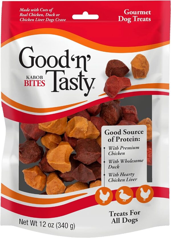 Good ‘N’ Tasty Kabob Bites, Gourmet Treats for All Dogs, Made with Real Chicken - Image 2