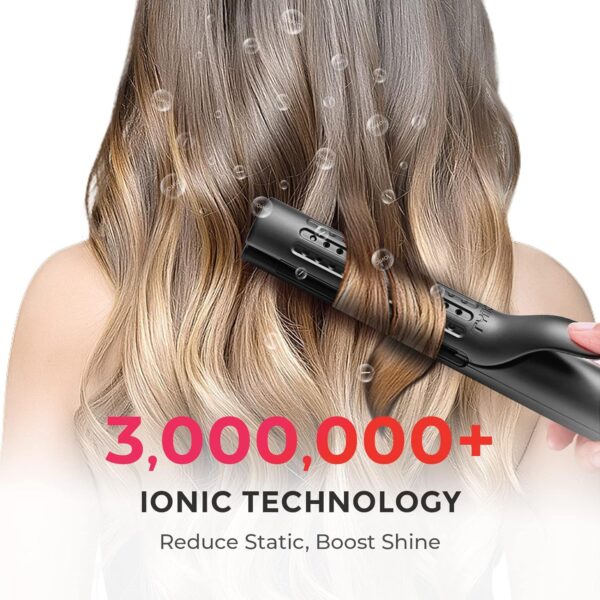 TYMO Airflow Curling Iron - Flat Iron Hair Straightener and Curler 2 in 1, Ionic Ceramic Hair Waver Curing Wand for Short Hair, Lightweight & Dual Voltage for Travel, Anti-Scald, 5 Temps - Image 6