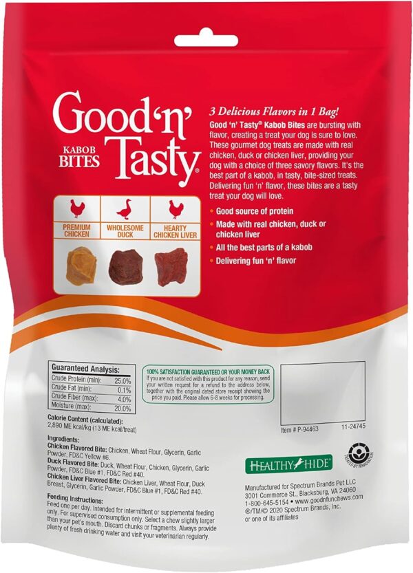 Good ‘N’ Tasty Kabob Bites, Gourmet Treats for All Dogs, Made with Real Chicken - Image 3