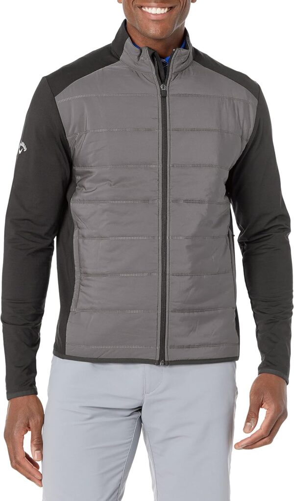 Callaway Men's Basics Long Sleeve Ultrasonic Quilted Full Zip Jacket - Image 2