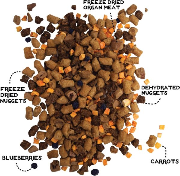 The Freeze Dried Raw Dog Food Topper Featuring Only 16 Organic Human Grade Ingredients [3 Pack Variety - 1oz Samples] - Image 6