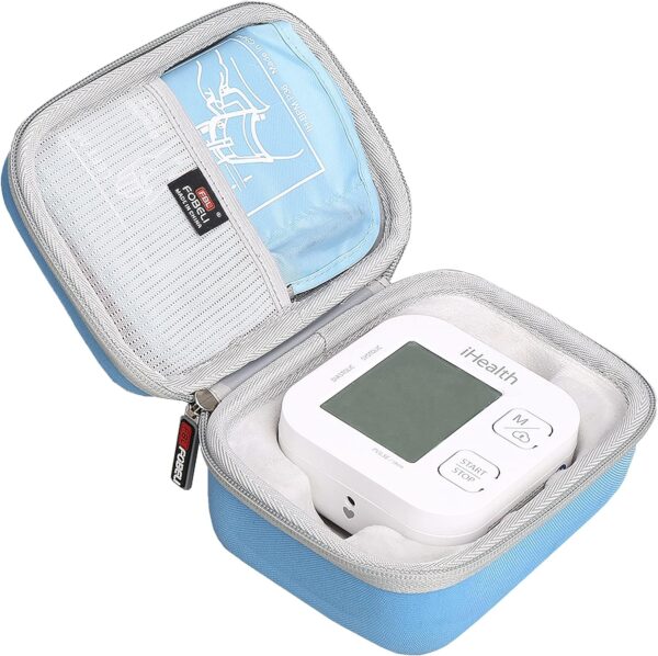 Hard Carrying Case Replacement for iHealth Track Smart Upper Arm Blood Pressure Monitor, Bluetooth Blood Pressure Cuff Machine, Protective Travel Storage Bag (Case Only) - Image 3