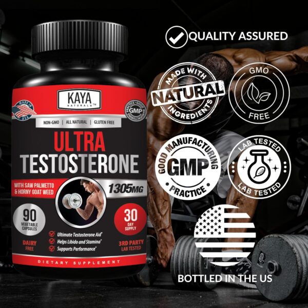 Kaya Naturals Ultra Testosterone Booster 90 Count - Image 5