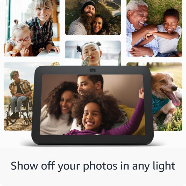 All-new Echo Show 8 (3rd Gen, 2023 release) | With Spatial Audio, Smart Home Hub, and Alexa | Charcoal - Image 6
