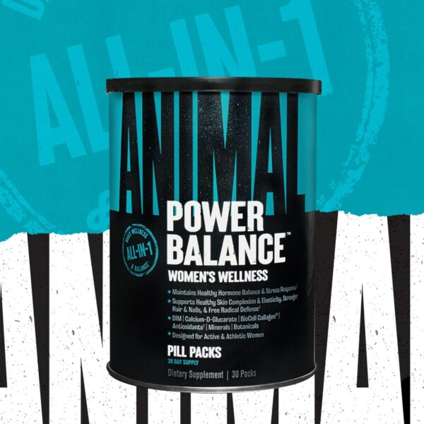 Animal Power Balance – Women's Alpha F Comprehensive Formula – Supports Hormonal Balance, Complexion, Hair, Nails, Mood and Stress, Intestinal Health, & Bone and Joint Health – 30 Packs - Image 4