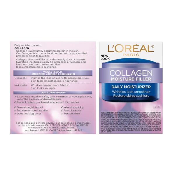 L’Oréal Paris Collagen Daily Face Moisturizer, Reduce Wrinkles, Face Cream 1.7 oz - Image 10