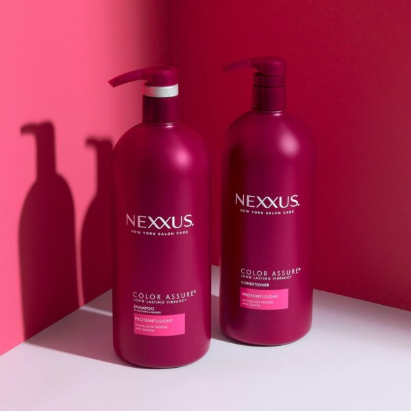 Nexxus Color Assure Shampoo and Conditioner Color Assure 2 Count for Color Treated Hair Enhance Color Vibrancy for Up to 40 Washes 33.8 Fl.oz - Image 8