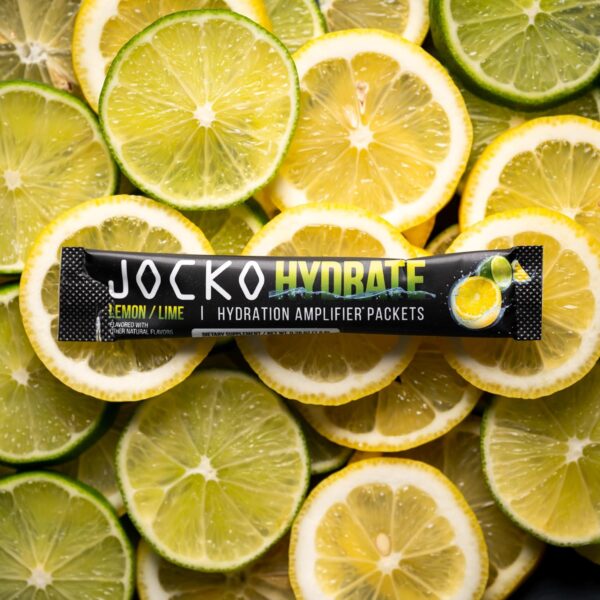 Jocko Fuel Hydrate Electrolytes Powder Packets No Sugar - Hydration Amplifier Packets for Recovery, Dehydration, & Exercise - with Vitamins B6, B12 & C (16 Packets) Lemon Lime - Image 8