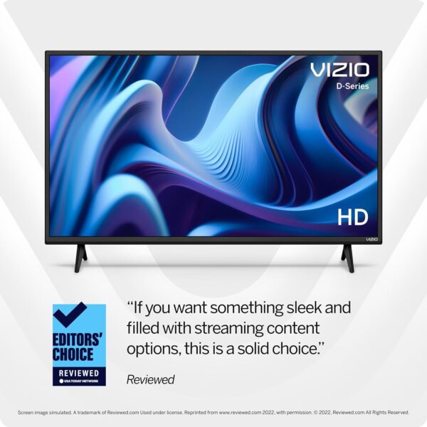 VIZIO 32 inch D-Series HD 720p Smart TV with Apple AirPlay and Chromecast Built-in, Alexa Compatibility, D32h-J, 2022 Model - Image 10