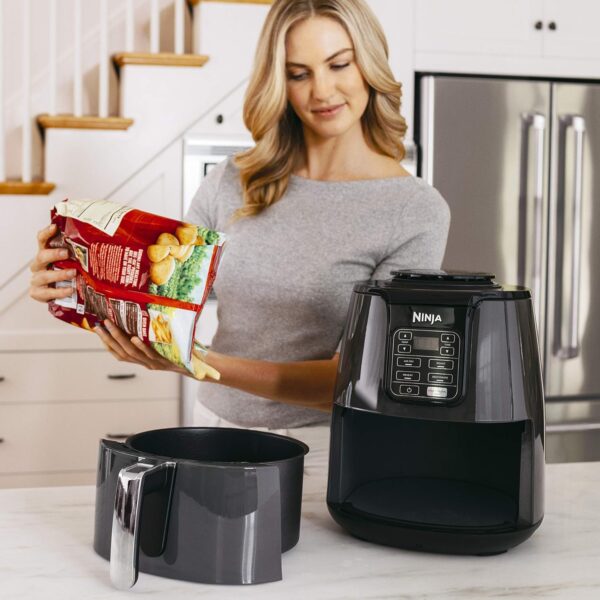 Ninja AF101 Air Fryer that Crisps, Roasts, Reheats, & Dehydrates, for Quick, Easy Meals, 4 Quart Capacity, & High Gloss Finish, Grey - Image 10