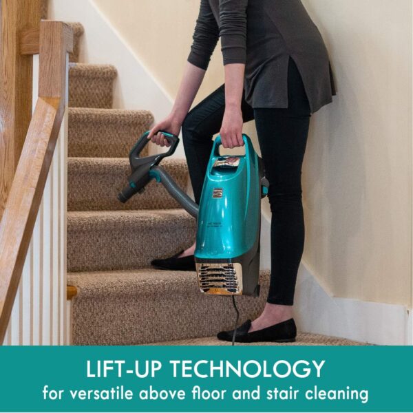 Kenmore Intuition Bagged Upright Vacuum Lift-Up Carpet Cleaner 2-Motor Power Suction with HEPA Filter, 3-in-1 Combination Tool, HandiMate for Floor, Pet Hair, 14pounds, Green - Image 5