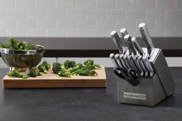 Calphalon Kitchen Knife Set with Self-Sharpening Block - Image 9