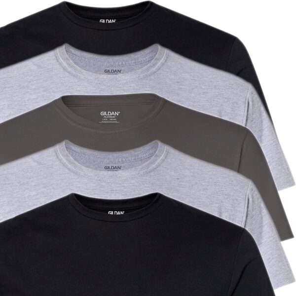 Gildan Mens Crew T-Shirts - Image 6