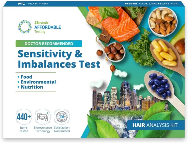 5Strands Intolerance & Deficiency Test, 442 Items Tested, Includes 3 Tests, Food Intolerance, Environment Sensitivity, Nutrition Imbalance, at Home Health Collection Kit, Results in 5 Days - Image 2