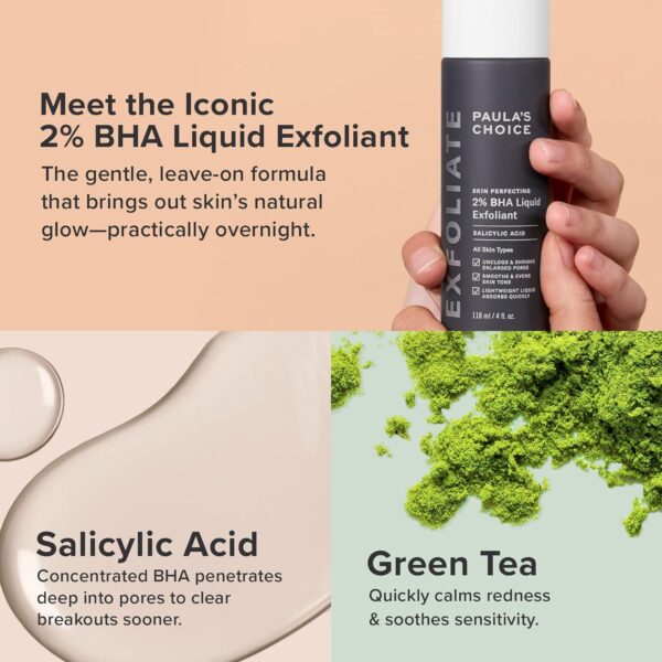 Paula's Choice SKIN PERFECTING 8% AHA Gel Exfoliant & 2% BHA Liquid Duo - Facial Exfoliants for Blackheads, Enlarged Pores, Wrinkles, and Fine Lines w/Glycolic and Salicylic Acid - Image 4