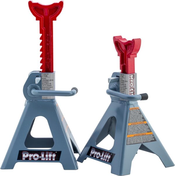 Pro-LifT T-6903D Double Pin Jack Stands - 3 Ton - Image 4