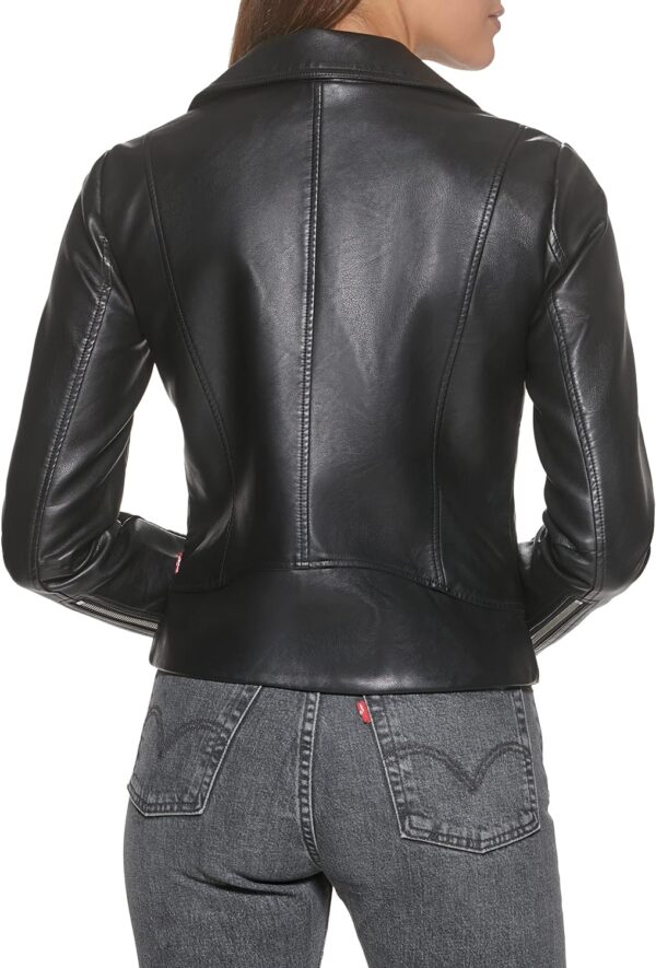 Levi's Women's Vegan Leather 538 Moto Jacket (Regular & Plus Size) - Image 3