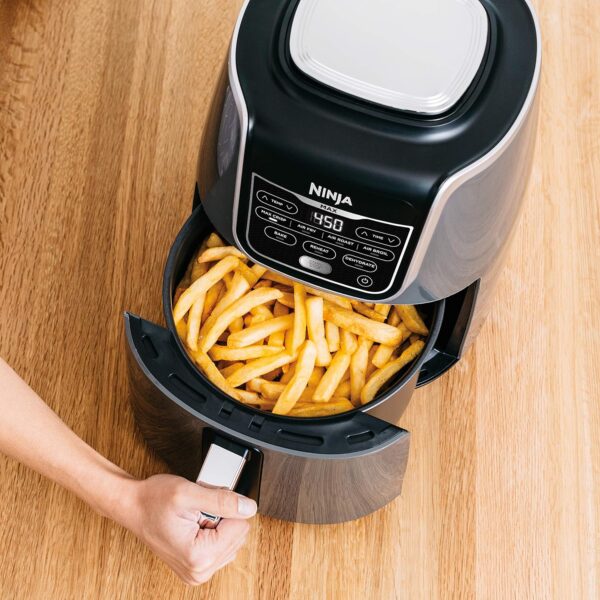 Ninja AF161 Max XL Air Fryer that Cooks, Crisps, Roasts, Bakes, Reheats and Dehydrates, with 5.5 Quart Capacity, and a High Gloss Finish, Grey - Image 9