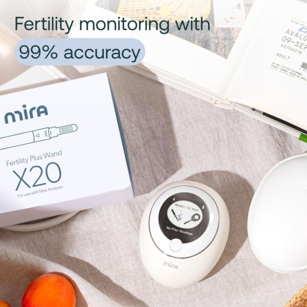 Mira Fertility Plus Tracking Monitor Kit and 30 Mira Fertility Plus E3G + LH Test Wands Bundle for Home Testing - Image 4