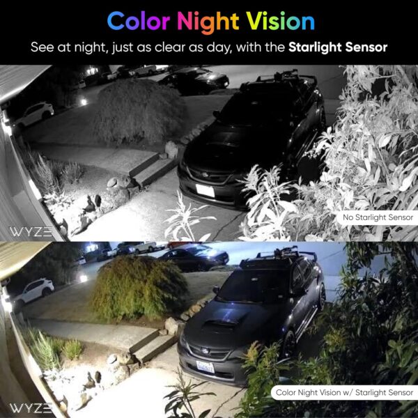 WYZE Cam v3 with Color Night Vision, Wired 1080p HD Indoor/Outdoor Video Camera, 2-Way Audio, Works with Alexa, Google Assistant, and IFTTT - Image 3