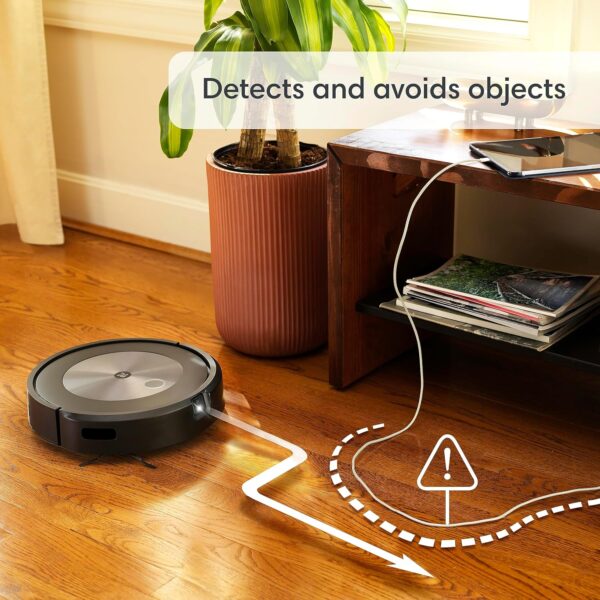 iRobot Roomba Combo j5+ Self-Emptying Robot Vacuum & Mop – Identifies and Avoids Obstacles Like Pet Waste & Cords, Empties Itself for 60 Days, Clean by Room with Smart Mapping, Alexa​ - Image 3