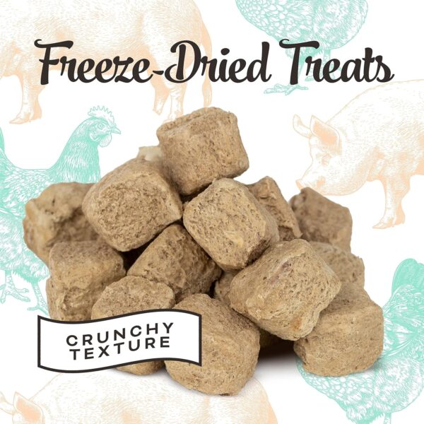 Primal Freeze Dried Dog Treats; Chicken Liver Dog Treats with Probiotics for Dogs; Liver, Laugh, Love; Crunchy Grain Free Training Treats for Dogs, 1.5 oz - Image 3