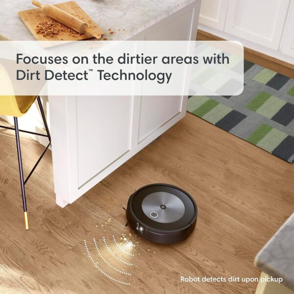 iRobot Roomba Combo j5+ Self-Emptying Robot Vacuum & Mop – Identifies and Avoids Obstacles Like Pet Waste & Cords, Empties Itself for 60 Days, Clean by Room with Smart Mapping, Alexa​ - Image 9