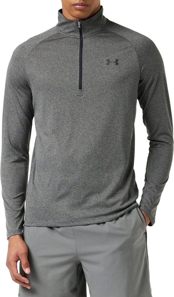 Under Armour Men's UA Tech ½ Zip Long Sleeve MD Gray - Image 2