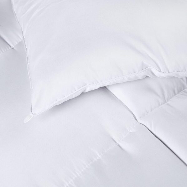 Utopia Bedding Comforter Duvet Insert - Quilted Comforter with Corner Tabs - Box Stitched Down Alternative Comforter - Twin XL (White, Pack of 4) - Image 6